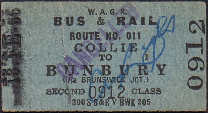 Western Australia Railway Railway Road Service